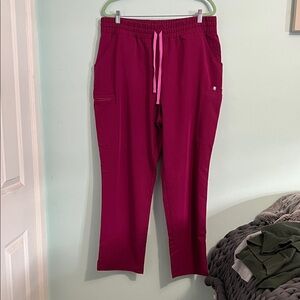 Figs High Waisted Yola Skinny Scrub Pants *Scrunch Waistband*